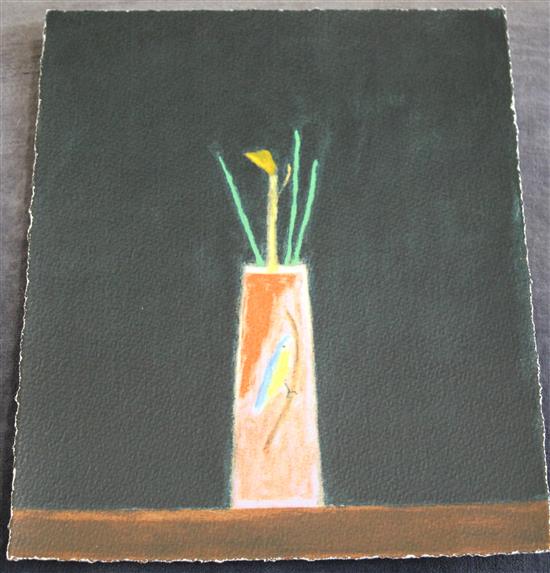 Craigie Aitchison (1926-2009) Birds of Paradise, 11 x 8.75in., unframed